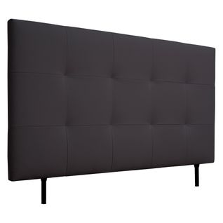 Tête de lit PU L.160 cm KARTY noir