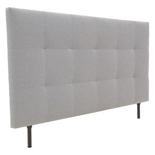 Tête de lit tissu L.180 cm KARTY gris