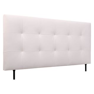 Tête de lit PU L.180 cm KARTY blanc