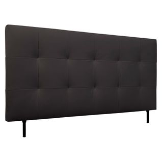 Tête de lit PU L.180 cm KARTY noir