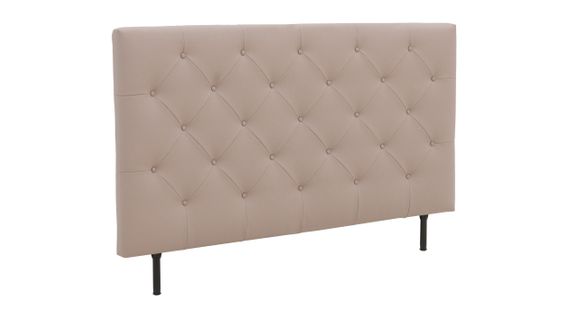 Tête de lit polyuréthane MIRA 2 taupe L.165 cm
