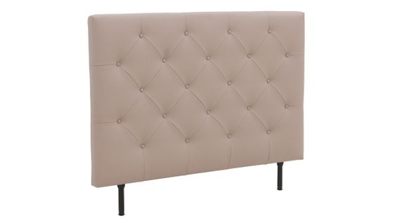 Tête de lit polyuréthane MIRA 2 taupe L.145 cm