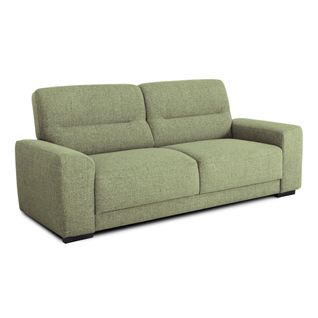 Canapé 3 places LOUIS tissu vert