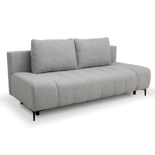 Banquette-lit 3 places ALICANTE tissu gris