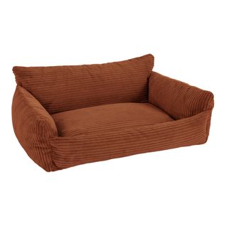 Canapé pour chien HAPPY velours côtelé terra