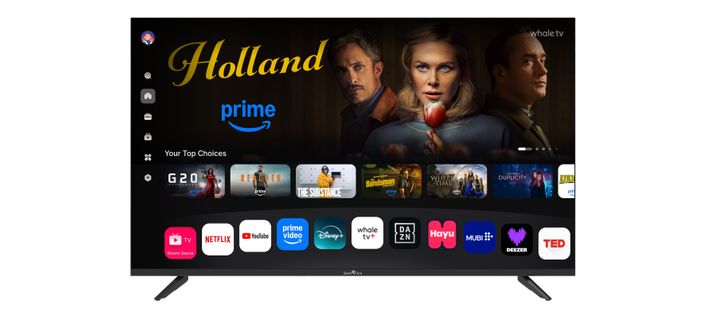 Téléviseur QLED 4k Uhd 43" (108 Cm) Smart TV Whale Os-43qh02v- Molotov, Netflix, Prime Video