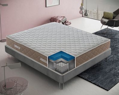 Matelas Ressorts Ensachés 160x190 Goldrelax Accueil Mémoire De Forme - Epaisseur 25 Cm