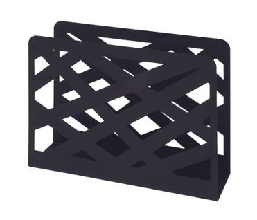 Porte Journeaux En Métal Coloris Noir, Dim : L35 X P10 X H26 Cm