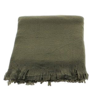 Plaid Lola à Franges Polaire En Taupe, 125 X L150 Cm