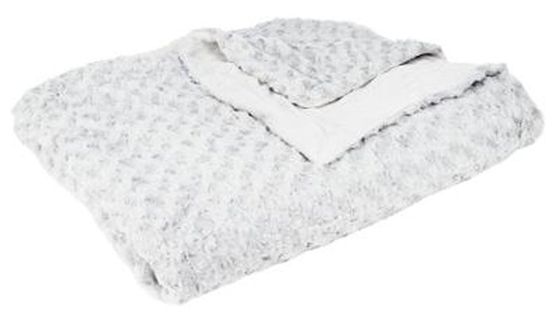 Plaid Imitation Fourrure Bouclée, L.230 X L.180 Cm