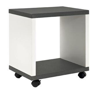 Desserte Coloris Optique Granit-blanc - Dim : L 43 X P 30 X H 48 Cm