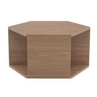 Table Basse Multifonctionnelle, Design Moderne Facile à Assembler, Couleur Marron