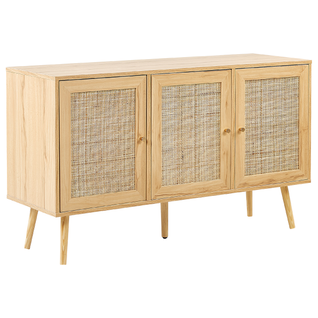 Buffet - Meuble De Rangement Perote Rotin Marron Clair