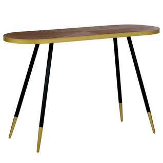 Table Console - Table D'entrée - Console Meuble Ramona Frêne Foncé