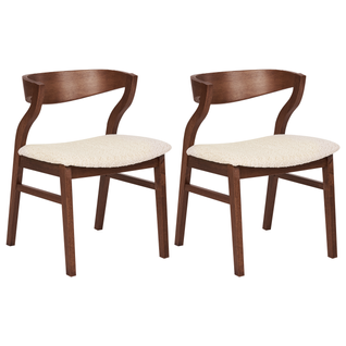 Lot De 2 Chaises De Salle à Manger - Chaises De Cuisine Maroa Bois Beige Clair