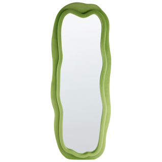 Miroir Mural Miroir Décoratif - Beaune 56 Cm 160 Cm Velours Vert