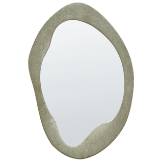Miroir Mural Miroir Décoratif - Lenax 59 Cm 90 Cm Velours Vert Olive