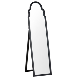 Miroir Sur Pied - Miroir Sur Toute La Longueur Chatillon 150 Cm Noir