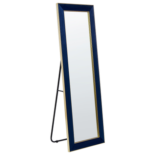 Miroir Sur Pied - Miroir Sur Toute La Longueur Lautrec 150 Cm Velours Bleu Marine