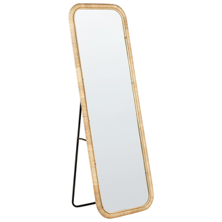 Miroir Sur Pied - Miroir Sur Toute La Longueur Malange 150 Cm Rotin Naturel