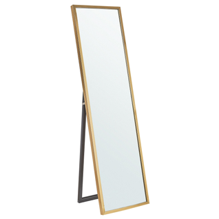 Miroir Sur Pied - Miroir Sur Toute La Longueur Torcy 140 Cm Doré