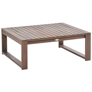 Table Basse - Table De Salon De Jardin Timor 90 Cm 75 Cm Bois D'acacia Certifié Marron Foncé