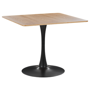 Table De Salle à Manger - Table De Repas Boca Frêne Clair 90 Cm 90 Cm