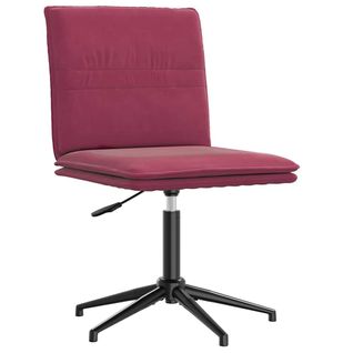 Chaise De Salle à Manger - Chaise De Cuisine Rouge Bordeaux Velours