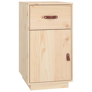 Armoire De Bureau - Rangement Bureau - Meuble Bureau 40x50x75 Cm Bois Massif De Pin