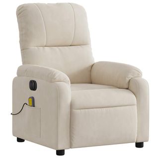 Fauteuil Relax - Fauteuil Inclinable - Fauteuil De Relaxation Électrique Beige We167
