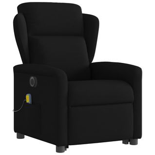Fauteuil Relax - Fauteuil Inclinable - Fauteuil De Relaxation Électrique Noir Tissu We252