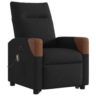 Fauteuil Relax - Fauteuil Inclinable - Fauteuil De Relaxation Électrique Noir Tissu We256