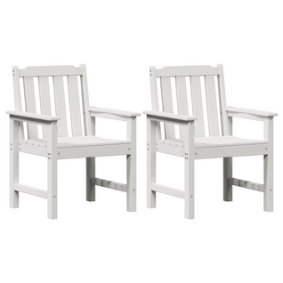 2 Pièces Chaises De Salle à Manger - Chaises De Cuisine Blanches Hdpe