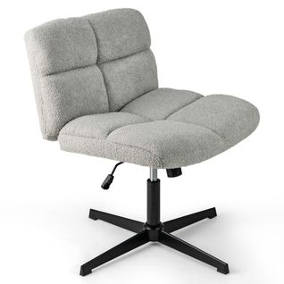 Chaise De Bureau Hauteur Réglable Pivotante 73 X 64 X 78-92 Cm Gris