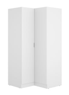 Armoire dressing d'angle Coloris Blanc