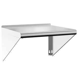 Étagère Murale - Étagère Flottante 50x45x31 Cm Argenté Acier Inoxydable Em59