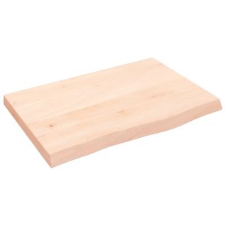 Étagère Murale - Étagère Flottante 60x40x(2-4) Cm Bois De Chêne Massif Non Traité Em65