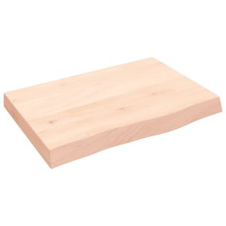 Étagère Murale - Étagère Flottante 60x40x(2-6) Cm Bois De Chêne Massif Non Traité Em66