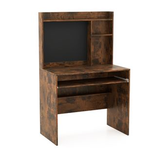 Bureau Avec Tableau D'affichage Magnétique Bureau à Domicile Avec Huche Et Plateau Pour Clavier