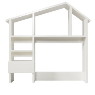 Étagère En Bois Avec Rangement,adaptée Aux Enfants Et Adolescents,blanc