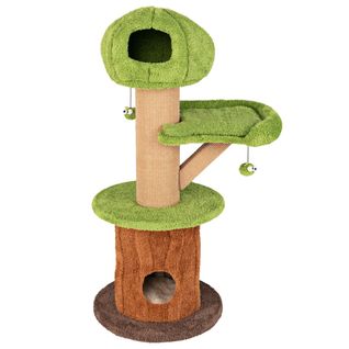 Arbre à Chat En Forme De Champignon 148cm Pour Chats D’intérieur 2 Adorables Condos Perchoir