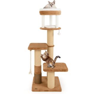 Arbre à Chat Pour Chats De 164 Cm Avec Auto-toilettage Perchoir Rembourré Lit Pour Chat