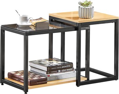 Tables Basses Gigognes - Set De 2, Fbt35-sch