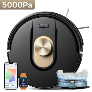 Cleanova W9-aspirateur Robot Laveur-5000pa-180min-67db-navigation Lds-apple Watch/alexa/app/ifttt