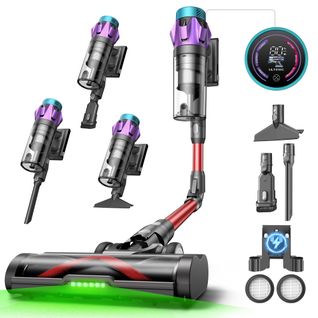 Aspirateur Balai Sans Fil - UP18 Pro -70kPA - 80 min d’autonomie - Batterie amovible - Tube pliable