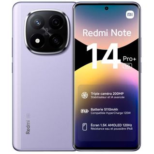 Smartphone Xiaomi Redmi note 14 pro+ 5g purple 512Go