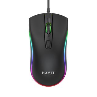 Souris Bureautique Et Gaming Ms72 4 Boutons, 1200 Dpi, Optique, Filaire Usb, Rétroéclairage LED