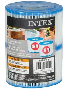 Lot De 2 Cartouches De Filtration S1 Pour Spa Gonflable Intex