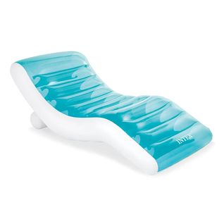Matelas Gonflable Lounge "lagon" 191cm Bleu