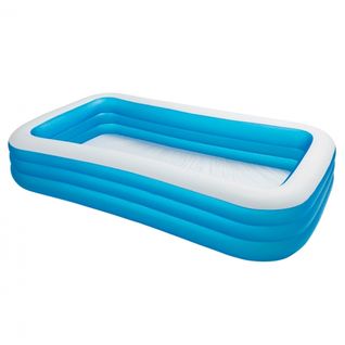 Piscine Gonflable Rectangulaire Family - L. 305 X H. 56 Cm - Bleu